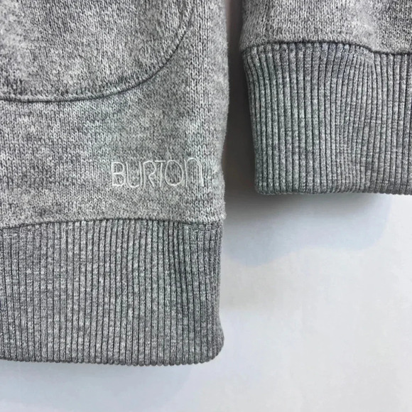 Burton Grey  Zip Up Snowboarding Ski Sweater Jacket Size S - Picture 5 of 8